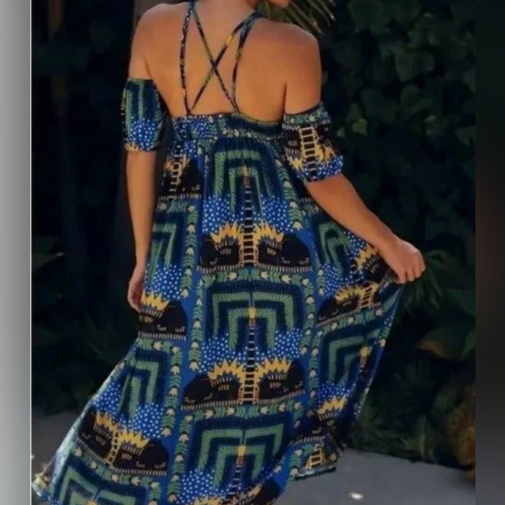 ANTHROPOLOGIE Joao‎ Incerti Strappy Bandeau Dress Size Small New w Tags - Picture 2 of 13